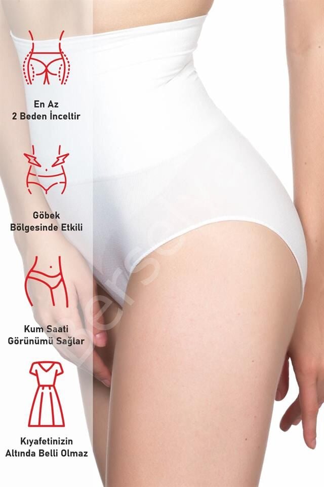 Beyaz Emay 2200 Pantolon Slip Korse