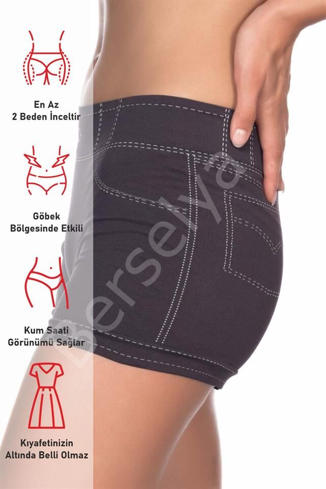 Antrasit Emay 3802 Soft Kot Boxer