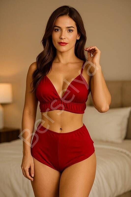 Yüksek Bel Şortlu Bralet Takım