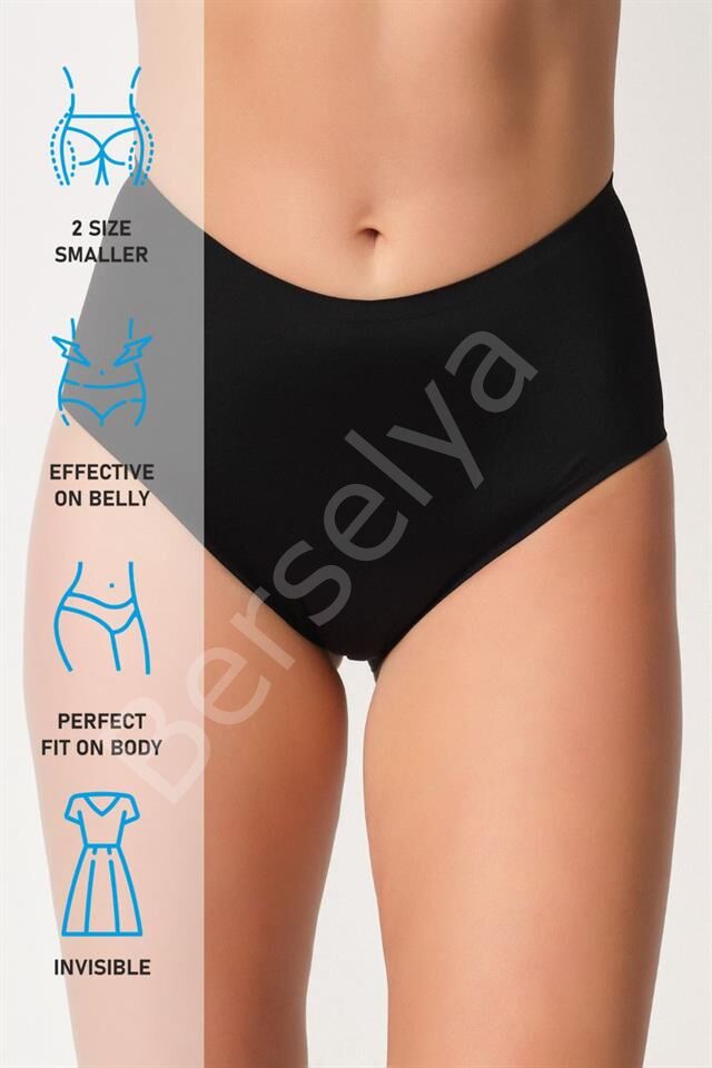 Siyah 2804 Yapıştırma Lazer Brezilya Slip