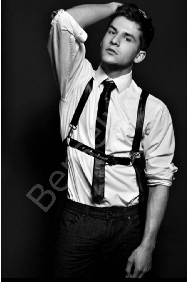 Erkek  Deri Göğüs Aksesuarı 800595