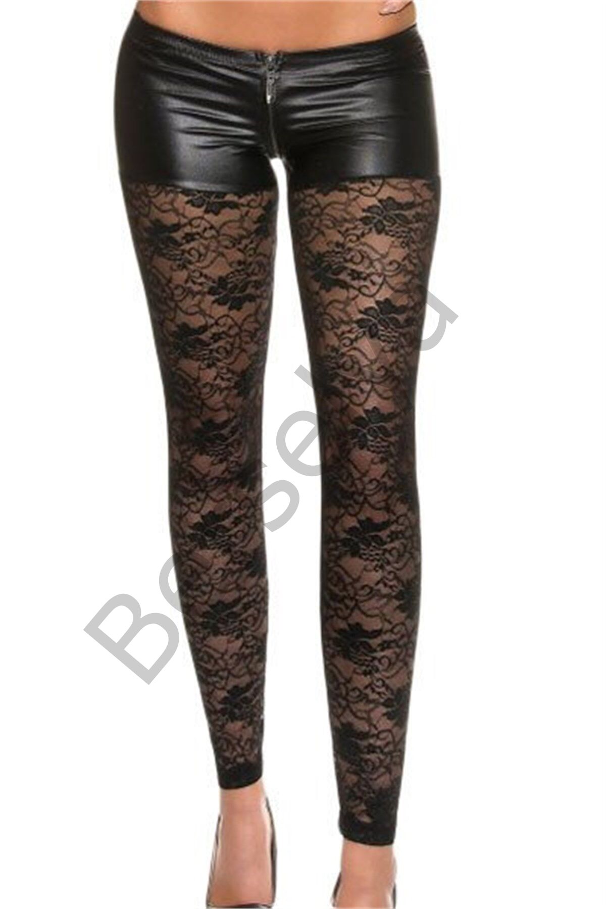 B101428 Dantel Detaylı Şort Tayt