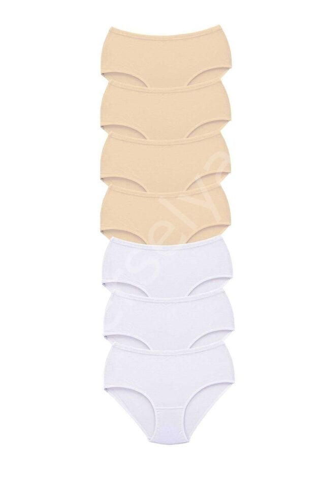 7 Adet Tutku Kadın Yüksek Bel Bato Kalın Lastik Külot S9