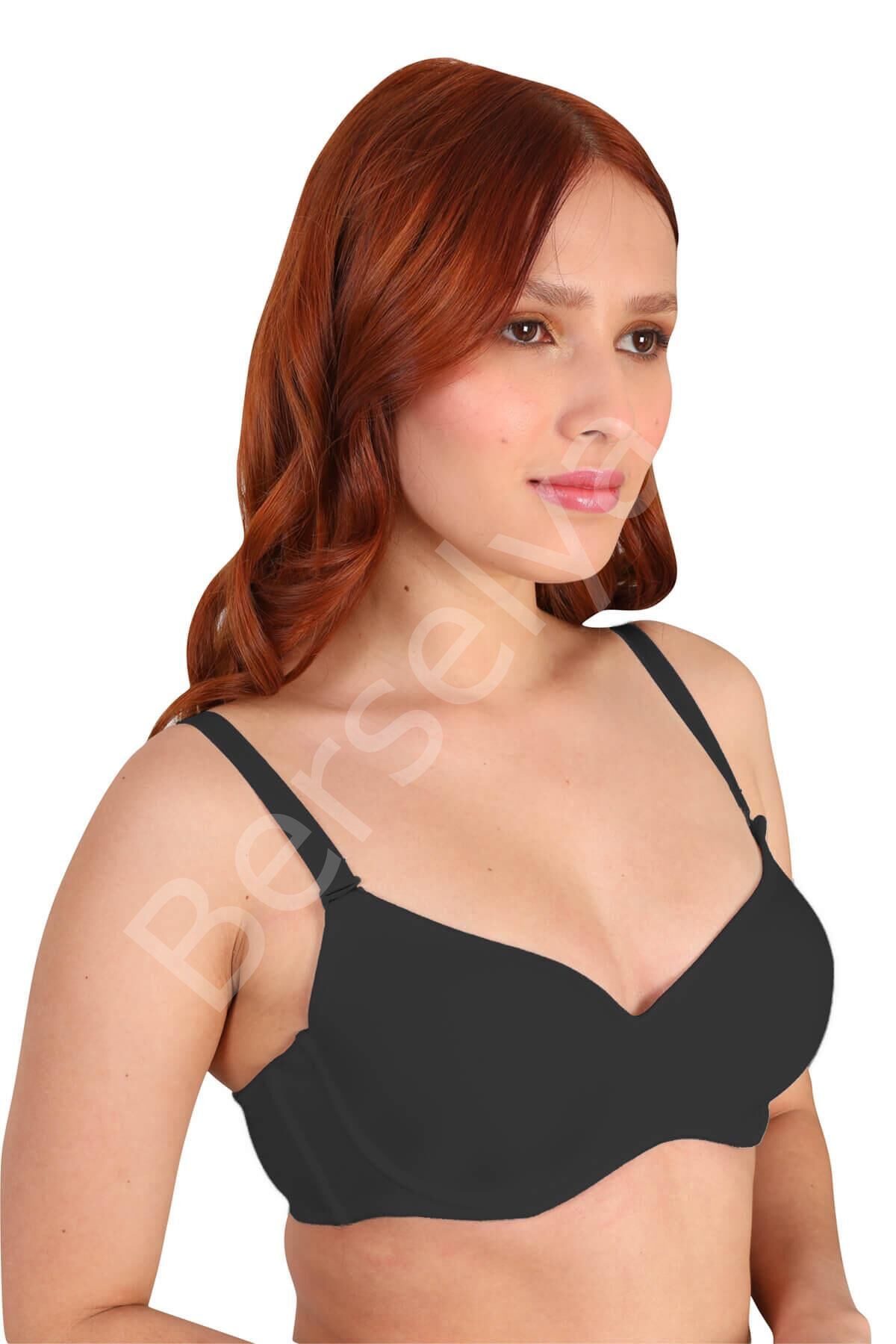 Siyah Mı 190b Pedli Balenli Sütyen