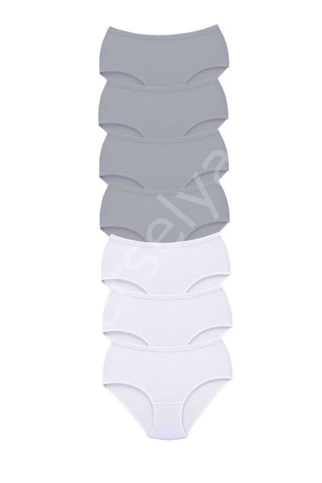 7 Adet Tutku Kadın Yüksek Bel Bato Kalın Lastik Külot S10