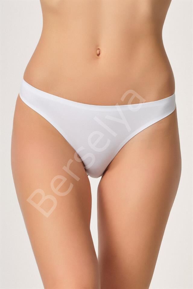Beyaz Emay 2802 Yapıştırma Lazer Kesim String Külot