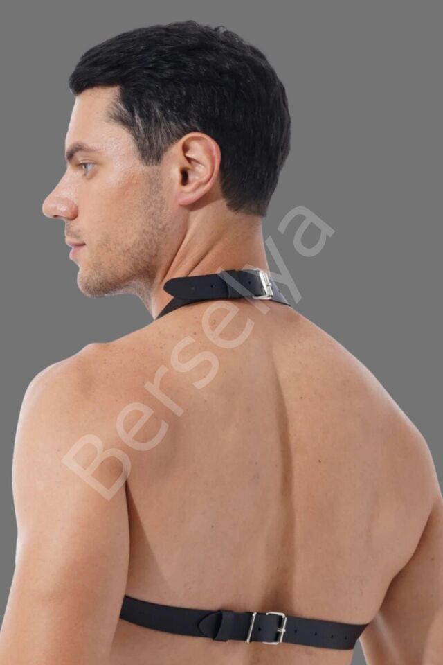 Erkek  Deri Boyun Bağlantılı Harness Aksesuar 800322