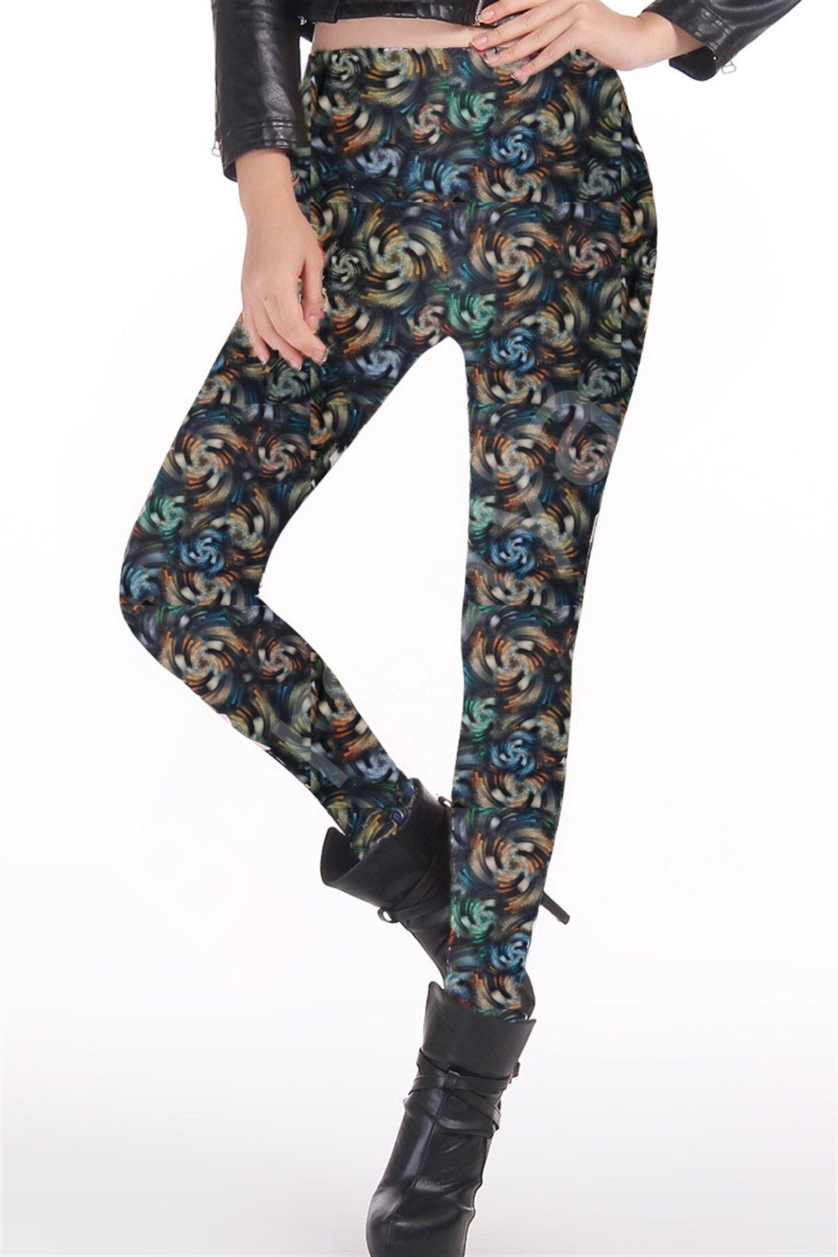 Terry Pau Tp100936 Desenli Tayt