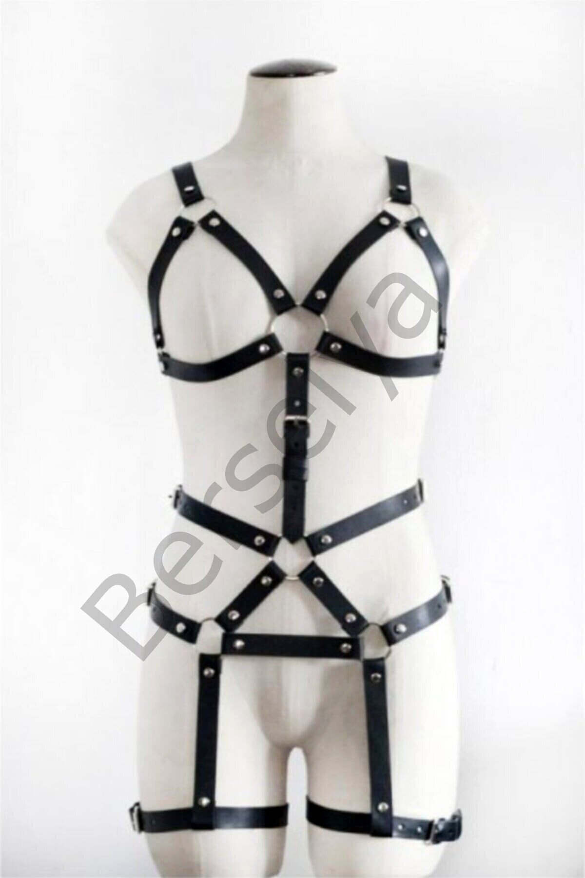 Vücut Saran Siyah Fantazi Giyim - Brf750