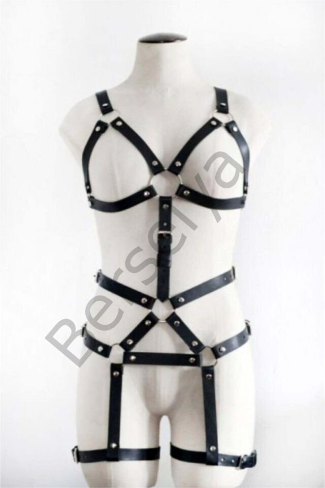 Vücut Saran Siyah Fantazi Giyim - Brf750