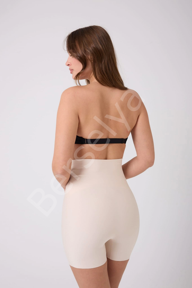 Freshness 1007 Lazer Kesim Silikonlu Yüksek Bel Şort Korse