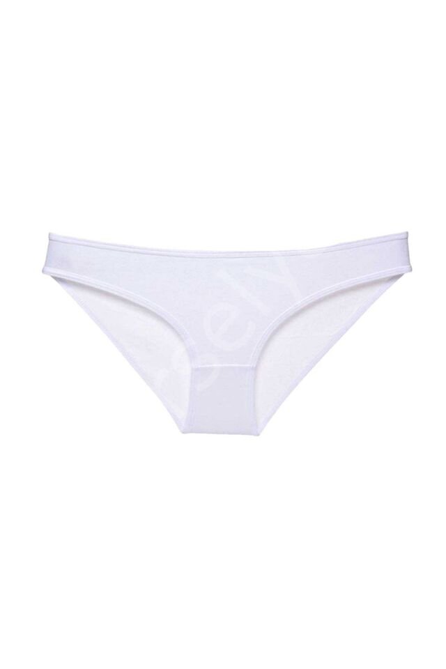 Beyaz Kadın Günlük Pamuklu Likralı Özel Poşet Içinde Taşınabilir Acil Durum Slip Külot S
