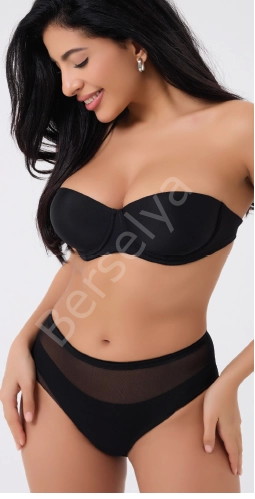 Freshness 0025 Lazer Kesim Tül Yüksek Bel Bato Korse