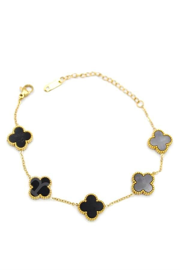 VC Yonca Bileklik - Siyah