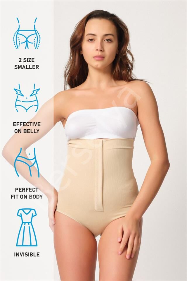 Ten Emay 2088 Önden Agraflı Slip Korse