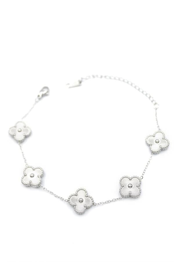 VC Yonca Bileklik - Gümüş