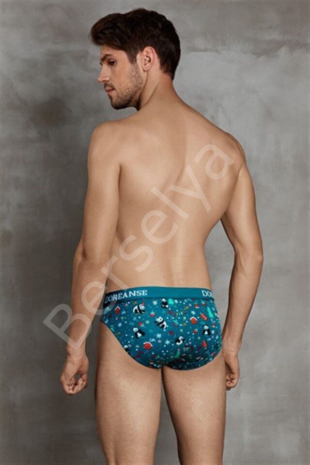 Doreanse Erkek  Modal Baskılı Külot Slip 1263