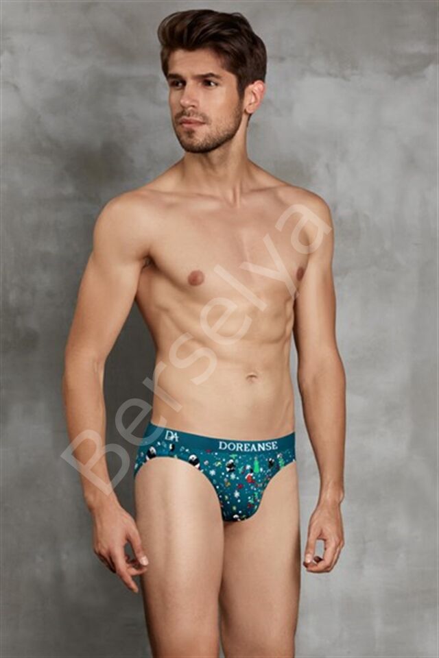 Doreanse Erkek  Modal Baskılı Külot Slip 1263