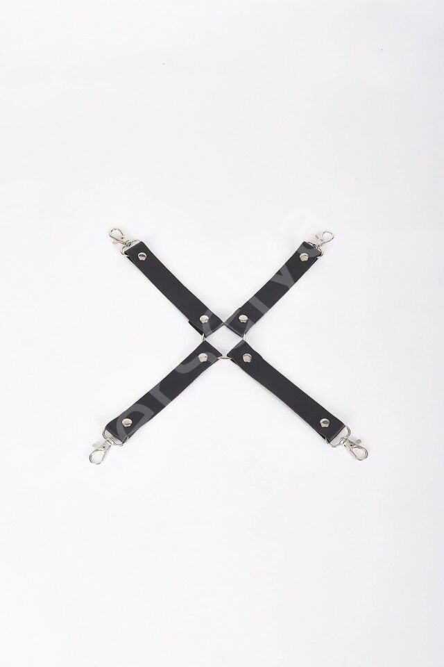 Deri İçi Pelüşlü Boyun Bağlamalı Aksesuar 700215-t