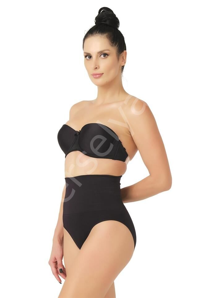 Siyah Emay 2021 Double Düşük Bel Slip Korse
