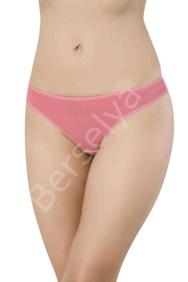 Fuşya Kadın Günlük Pamuklu Likralı Özel Poşet İçinde Taşınabilir Acil Durum Slip Külot L