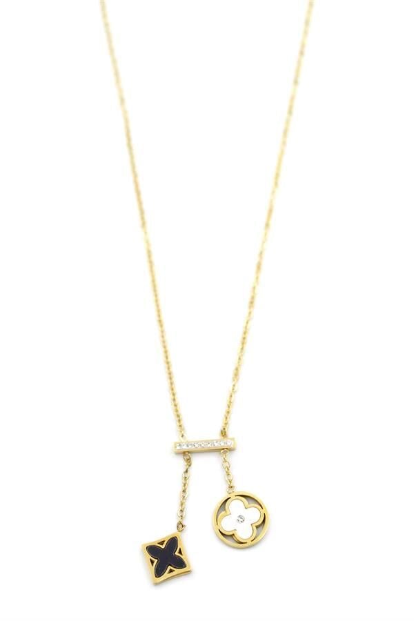 Vc Yonca Kolye - Altın