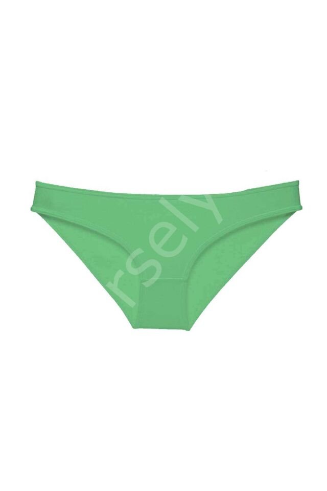 Yeşil Kadın Günlük Pamuklu Likralı Özel Poşet İçinde Taşınabilir Acil Durum Slip Külot M