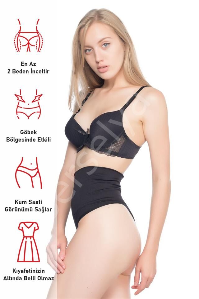 Siyah Emay 2020 Double String Korse