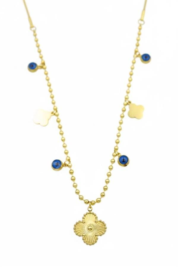 Vc Yonca Kolye - Altın