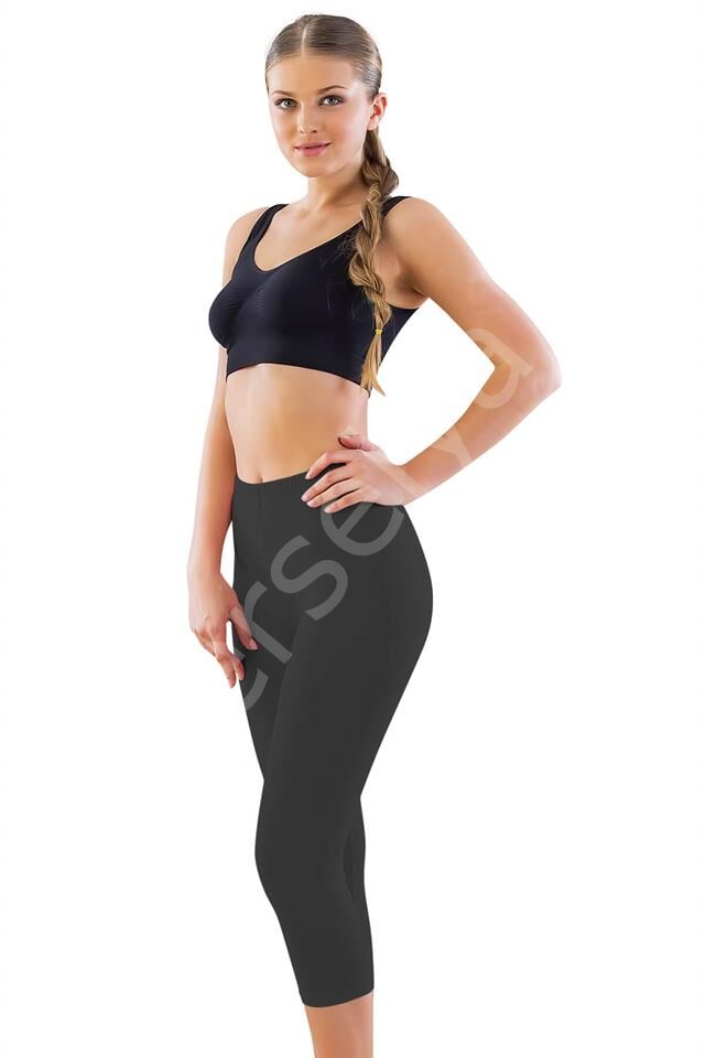 Siyah Mı Emay 7300 Battal Kapri Tayt