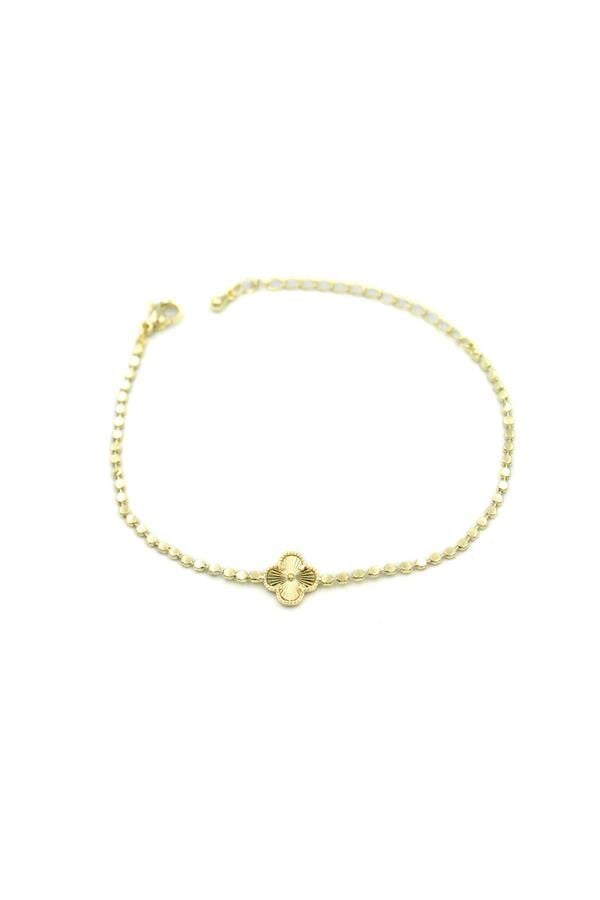 VC Yonca Ezme Bileklik - Altın