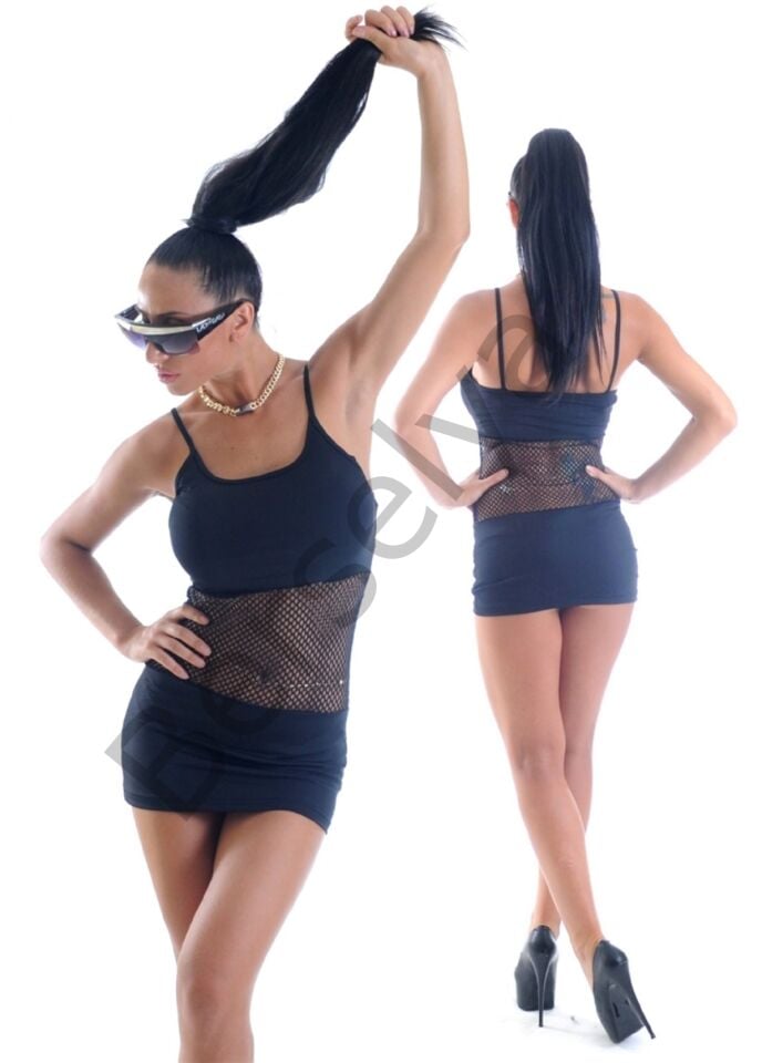 B1961318 Önü File Mini Elbise