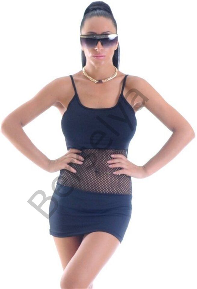 B1961318 Önü File Mini Elbise