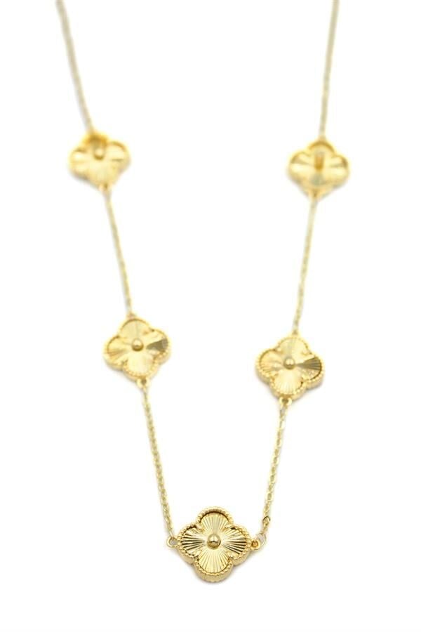 Vc Yonca Kolye - Altın