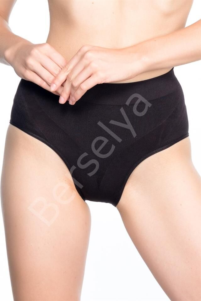 Siyah Emay 7025 İnce Düşük Bel Slip Korse