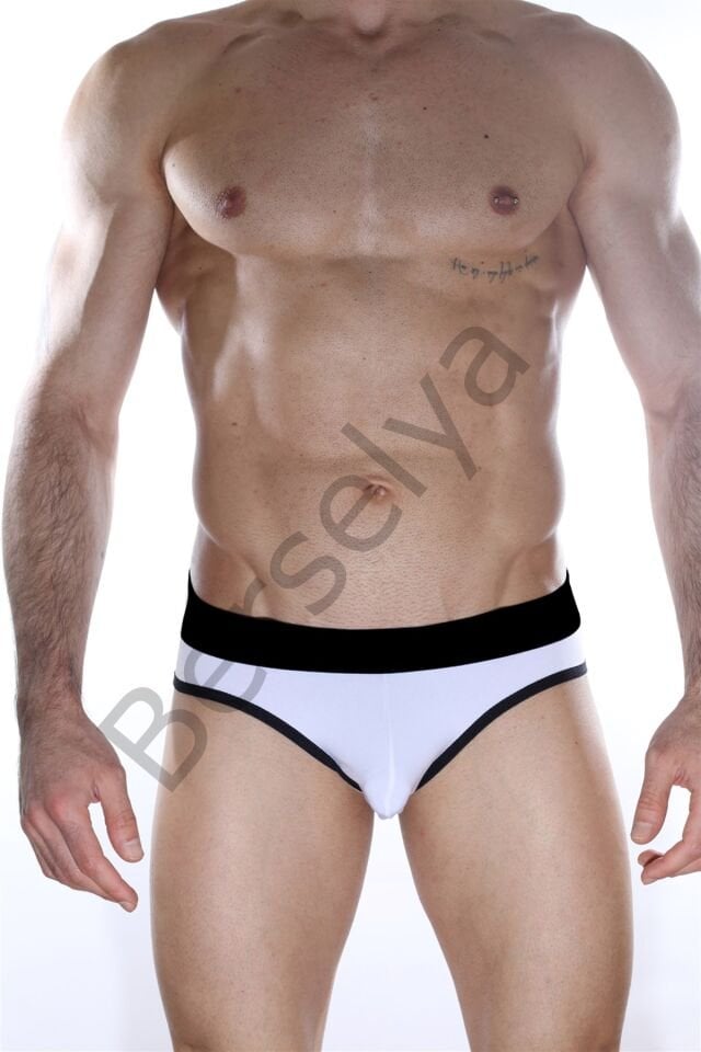 Beyaz Jockstrap