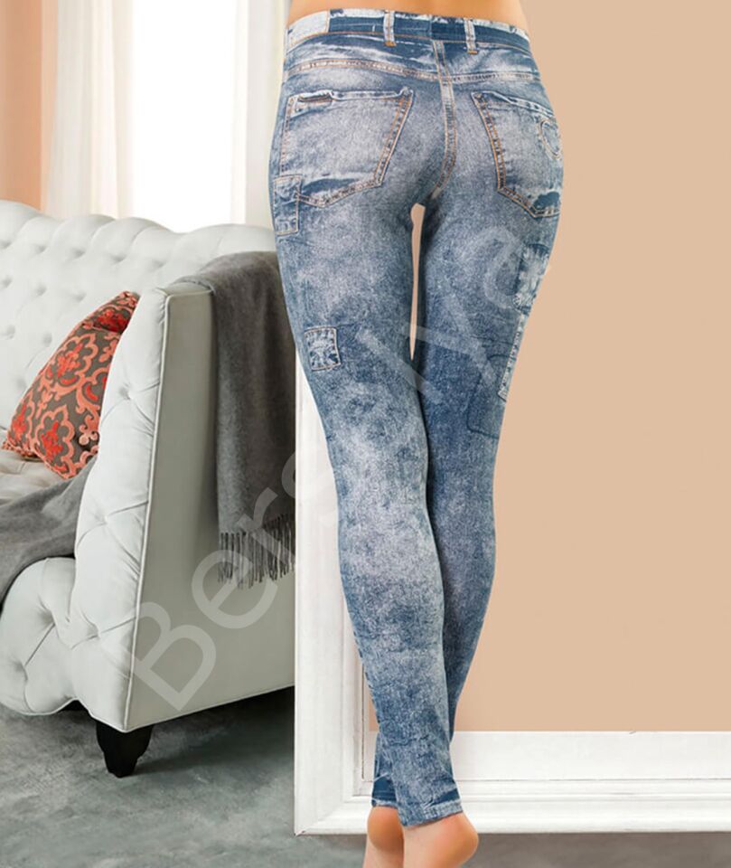 Kot Görünümlü Kadın Tayt 438-1