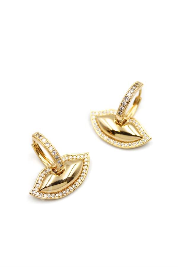 Dudak Küpe - Altın