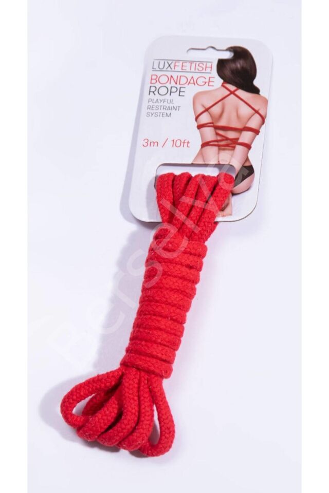 Vucudu Saran Kırmızı Fantezi Sexi İp 0106