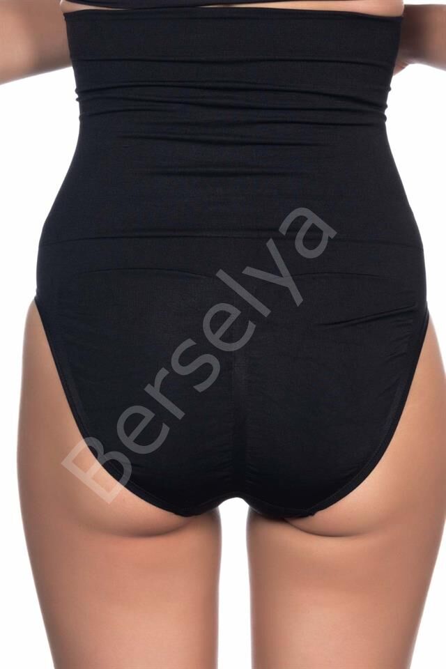 Siyah Emay 2009 Yüksek Bel Double Slip Korse