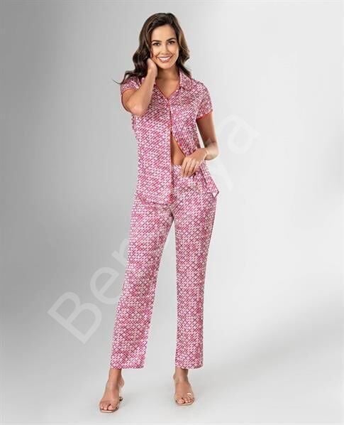 2'li Saten Pijama Takımı