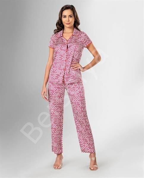 2'li Saten Pijama Takımı