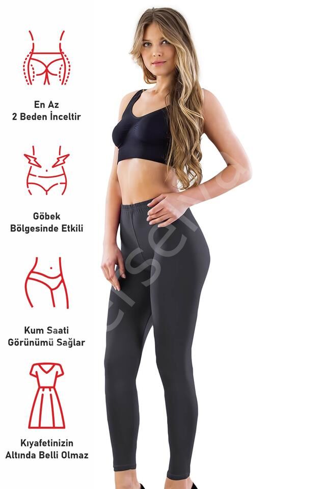 Antrasit Mı Emay 7000 Full Ligralı Uzun Tayt