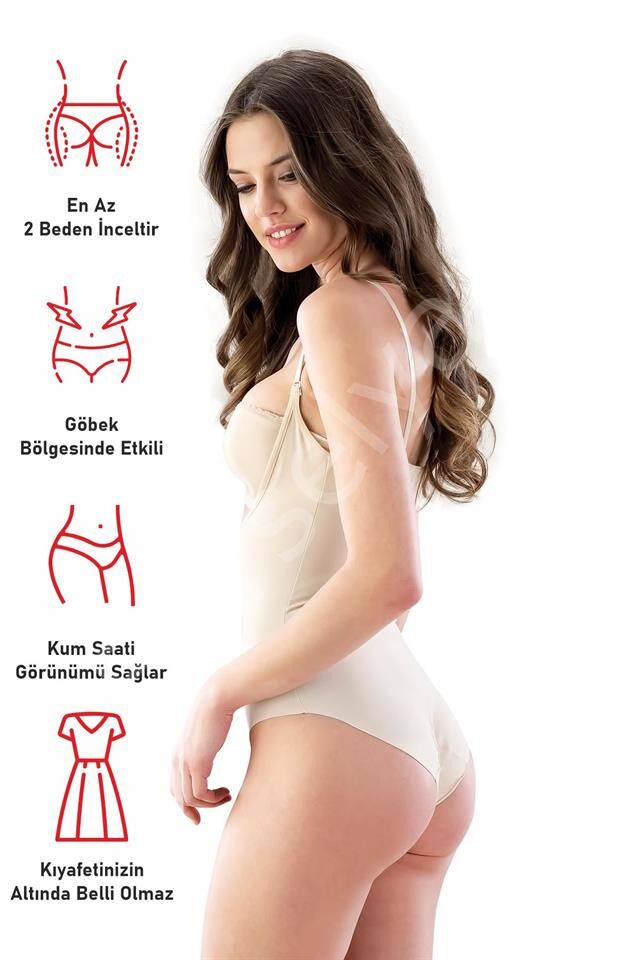 Ten Emay 2811 Göğsü Açık Slip Boy Lazer Korse