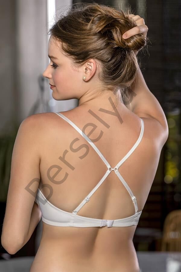 Arkası Çaprazlı Sütyen Ekru (brf11180)