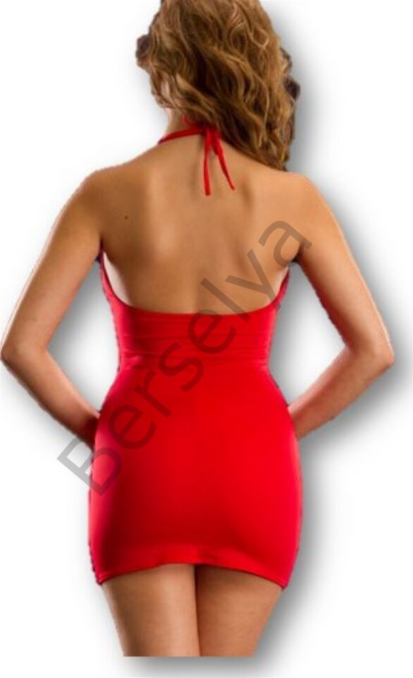 Br031023 Esnek Fantazi Mini Elbise