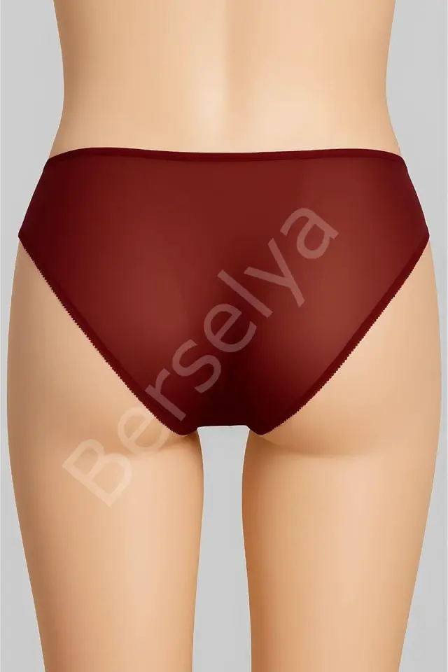 Bikini Ön Yan Bant Orta Açık Arka Tül Kadın 2735