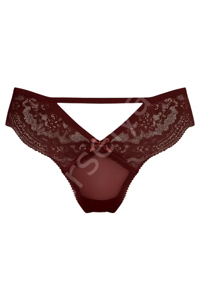 Bikini Ön Yan Bant Orta Açık Arka Tül Kadın 2735