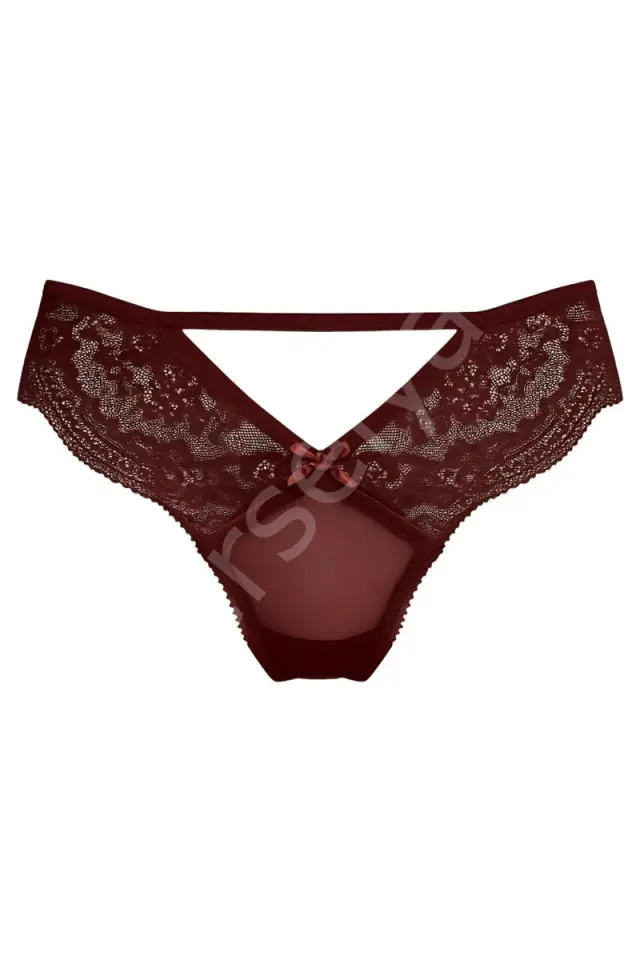 Bikini Ön Yan Bant Orta Açık Arka Tül Kadın 2735
