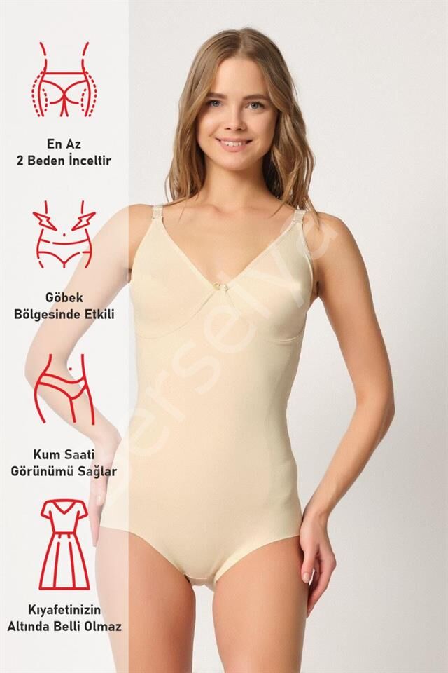 Ten Emay 2821 Balenli Double Boy Slip Lazer Korse